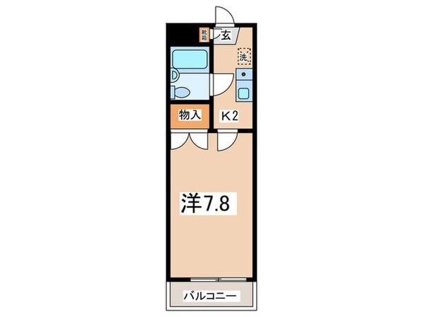 セルシオン相模原Ⅱの物件間取画像